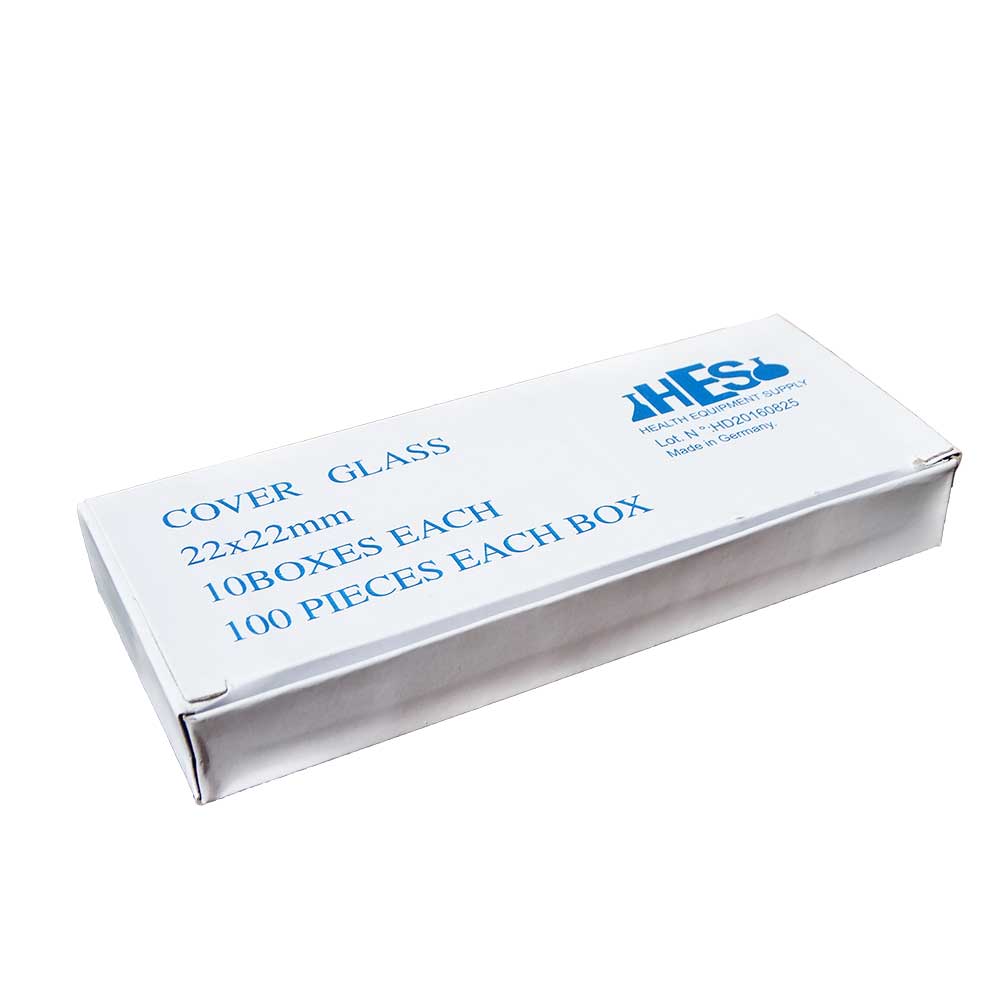 Cubreobjetos 22×22 mm (1000und)