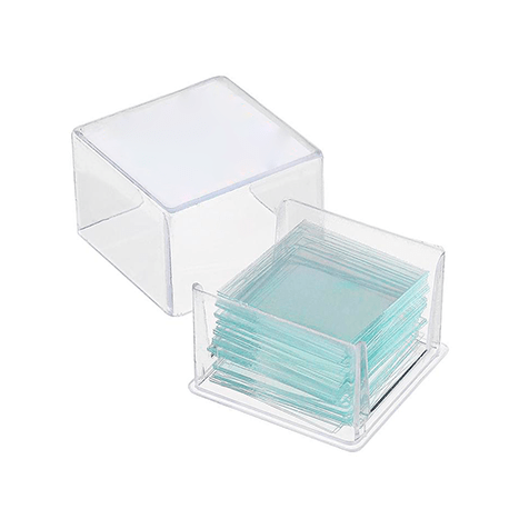 Cubreobjetos 24×24 mm (1000und)