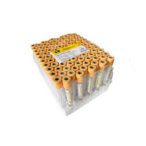 Tubo Amarillo, 5.5ml Gel,13x100mm Glovalvac (100 und)