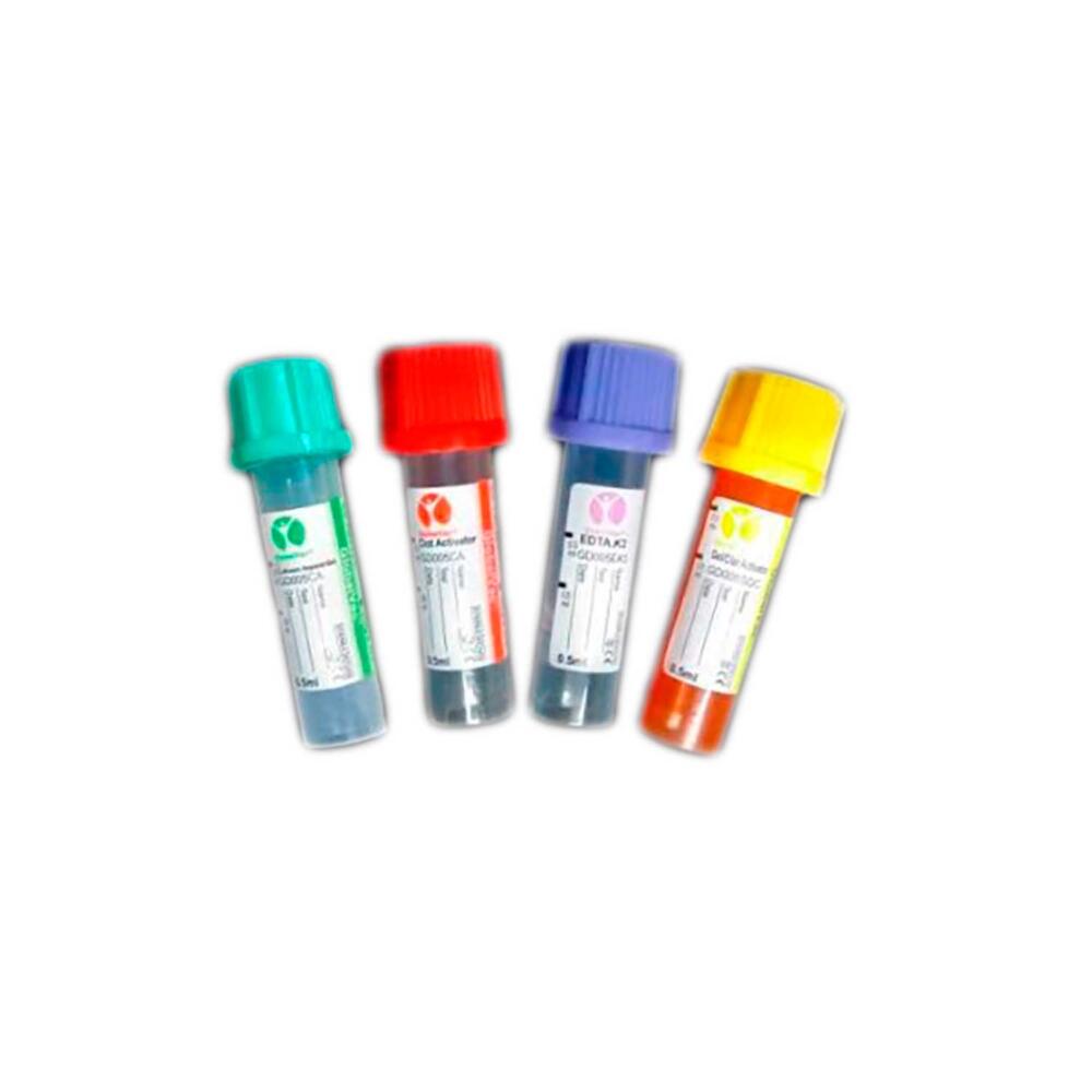 Tubo Rojo, act. coagu. 0.5 ml, 10x45mm, Globalvac (100 und) - Imagen 2