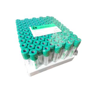 Tubo GlobalVac Lithium Heparin Verde 4ml (100 unds)