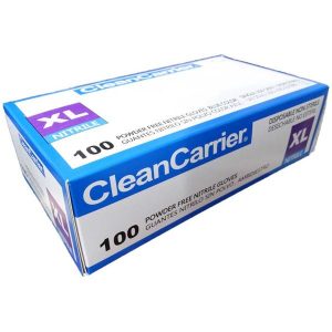 Guantes de Nitrilo azul Talla XL CleanCarrier (100 unidades)