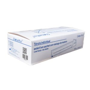 Tórulas vástago de madera estériles (100 unidades)
